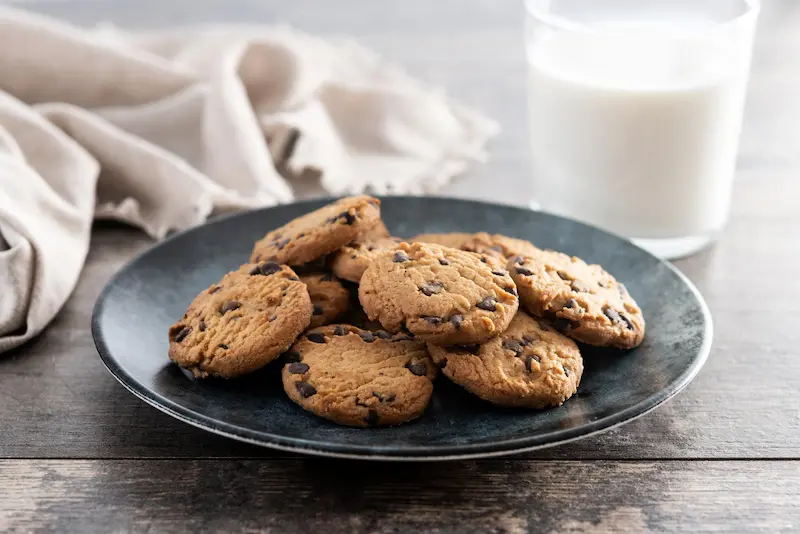 Cookies à l'air fryer, cuits en moins de 10 minutes