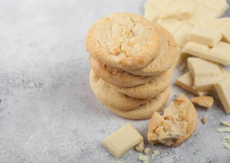 Cookies au chocolat blanc, le duo qui fait fondre