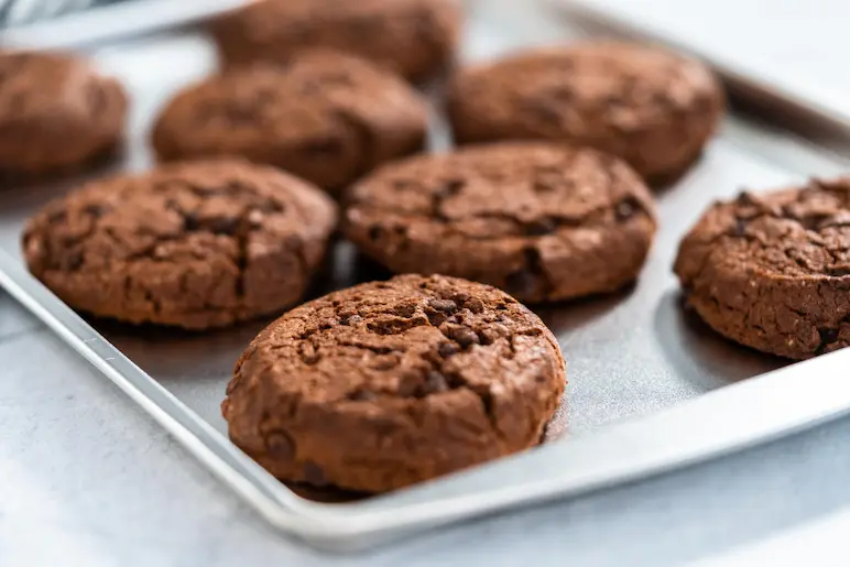 Cookies double chocolat façon brownie