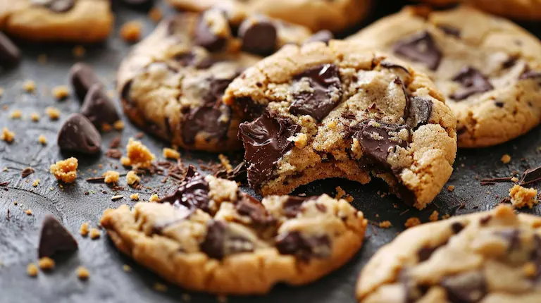 Cookies fourrés au chocolat, le cœur qui coule Cookies fourrés au chocolat, le cœur qui coule