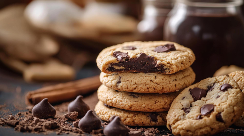 Cookies fourrés au chocolat, le cœur qui coule Cookies fourrés au chocolat, le cœur qui coule
