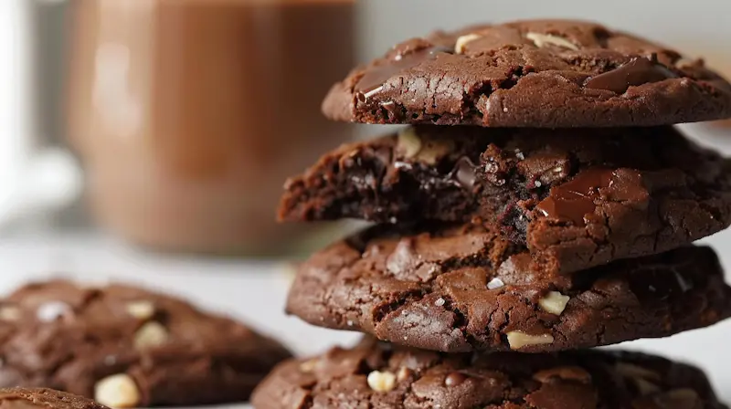 Cookies au Nutella à cœur coulant